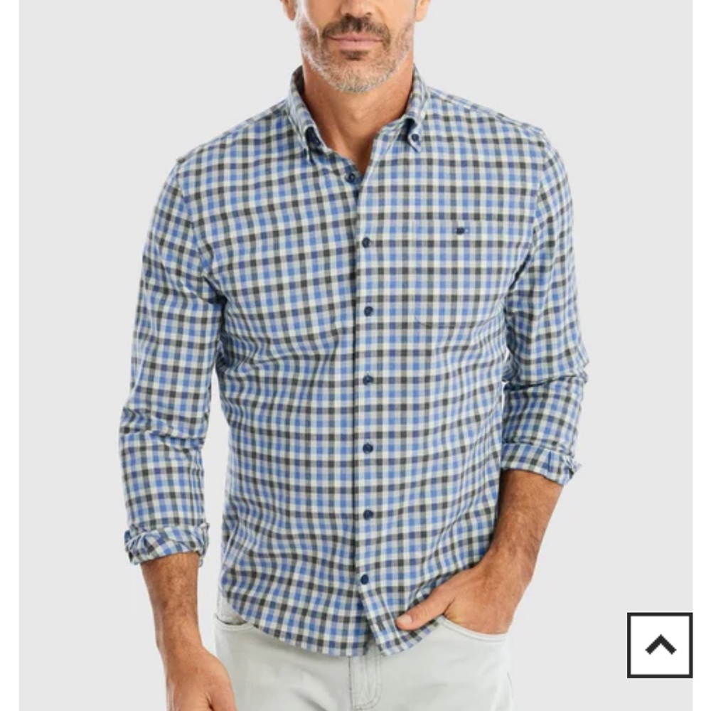 NWT Johnnie-O Cohen Hangin Out Shirt in color Malibu